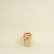 Christian Dior Neon Orange 30 Montaigne Wicker Box Bag