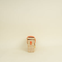Christian Dior Neon Orange 30 Montaigne Wicker Box Bag