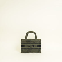 Christian Dior Bicolor Mini Book Tote Camouflage Bag