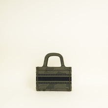 Christian Dior Bicolor Mini Book Tote Camouflage Bag