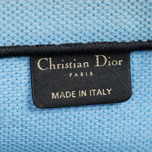 Christian Dior Bicolor Book Tote D-Jungle Pop Embroidery Medium Bag CATHRINE INITIAL