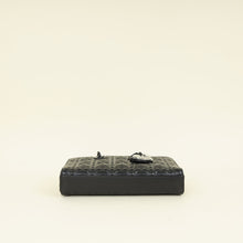 Christian Dior Black Cannage Diamond Lady D-Joy Medium Bag