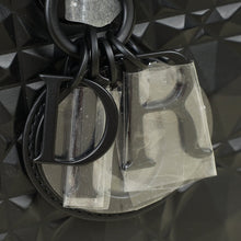 Christian Dior Black Cannage Diamond Lady D-Joy Medium Bag