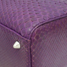Christian Dior Violet Python Lady Dior Medium Bag