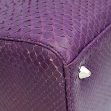Christian Dior Violet Python Lady Dior Medium Bag
