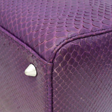 Christian Dior Violet Python Lady Dior Medium Bag