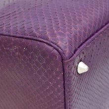 Christian Dior Violet Python Lady Dior Medium Bag