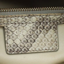 Christian Dior Bicolor Python Lady Dior Large Bag
