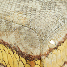 Christian Dior Bicolor Python Lady Dior Large Bag