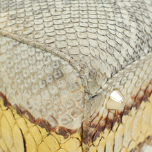 Christian Dior Bicolor Python Lady Dior Large Bag