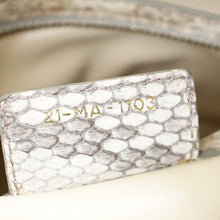 Christian Dior Bicolor Snakeskin Lady Dior Large Bag