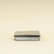 Christian Dior Silver 30 Montaigne Microcannge 2 Way Chain Pouch