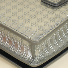 Christian Dior Silver 30 Montaigne Microcannge 2 Way Chain Pouch