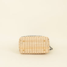 Christian Dior Bicolor Wicker Lady Dior Medium Bag