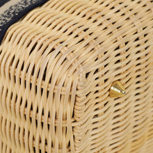 Christian Dior Bicolor Wicker Lady Dior Medium Bag