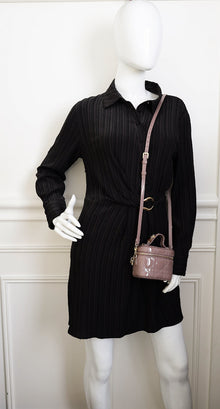 Christian Dior Dark Mauve Micro Lady Dior Vanity Case