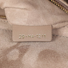 Christian Dior Taupe Gray Cannage Lady Dior Medium Bag