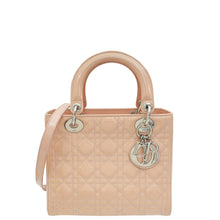 Christian Dior Cream Cannage Lady Dior Medium Bag