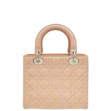 Christian Dior Cream Cannage Lady Dior Medium Bag