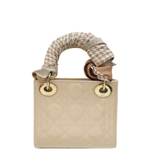 Christian Dior Powder Pink Mini Lady Dior Bag W/ Twilly