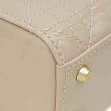 Christian Dior Powder Pink Mini Lady Dior Bag W/ Twilly