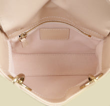 Christian Dior Powder Beige Lady Dior Chain Mini Lady Dior Bag