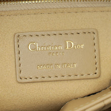 Christian Dior Dark Beige Mini Chain Lady Dior Bag w/ Twilly