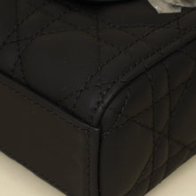 Christian Dior Black Ultramatte Cannage Lady D-Joy Small Bag