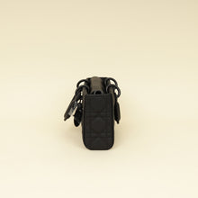 Christian Dior Black Ultramatte Cannage Lady D-Joy Small Bag