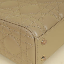 Christian Dior Beige Lady Dior Mini Chain Bag w/ Twilly