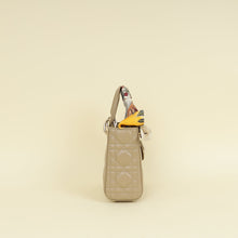 Christian Dior Beige Lady Dior Mini Chain Bag w/ Twilly
