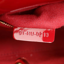 Christian Dior Cherry Red Lady Dior Mini Chain Bag