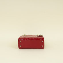 Christian Dior Cherry Red Lady Dior Mini Chain Bag