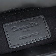 Christian Dior Black Ultramatte Lady Dior Mini Chain Bag