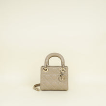 Christian Dior Beige Lady Dior Mini Chain Bag