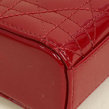 Christian Dior Cherry Red Micro Lady D-joy Bag