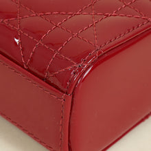 Christian Dior Cherry Red Micro Lady D-joy Bag