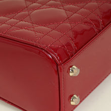 Christian Dior Cherry Red Lady Dior Mini Chain Bag