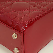Christian Dior Cherry Red Lady Dior Mini Chain Bag