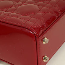 Christian Dior Cherry Red Lady Dior Mini Chain Bag