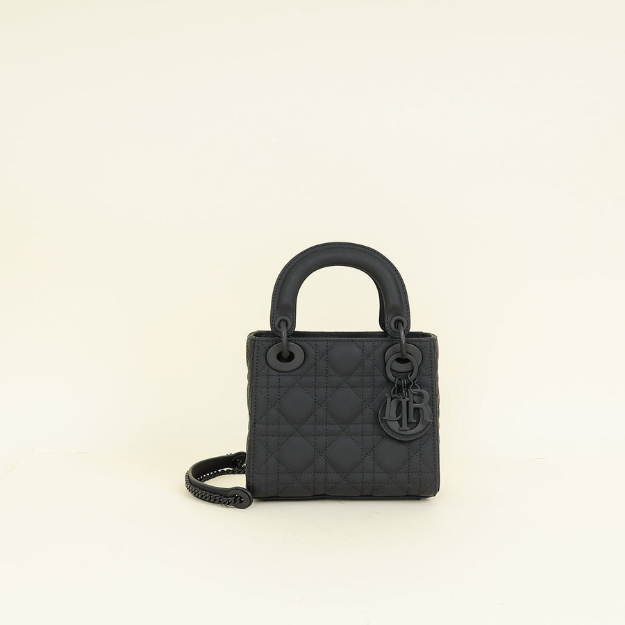 Christian Dior Ultramatte Lady Dior Mini Chain Bag