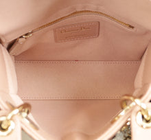 Christian Dior Pink Nude Lady Dior Mini Chain Bag
