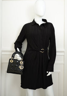 Christian Dior Black Lady Dior Mini Chain Bag