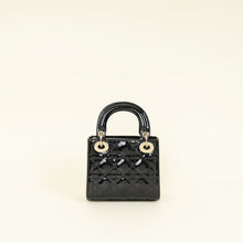 Christian Dior Black Lady Dior Mini Chain Bag