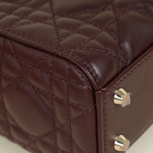 Christian Dior Plum Lady Dior Mini Chain Bag