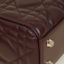 Christian Dior Plum Lady Dior Mini Chain Bag