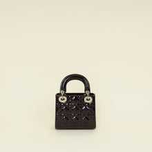 Christian Dior Dark Wine Lady Dior Mini Chain Bag