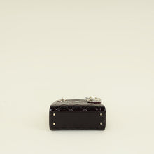 Christian Dior Dark Wine Lady Dior Mini Chain Bag