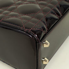 Christian Dior Dark Wine Lady Dior Mini Chain Bag