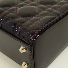 Christian Dior Dark Wine Lady Dior Mini Chain Bag